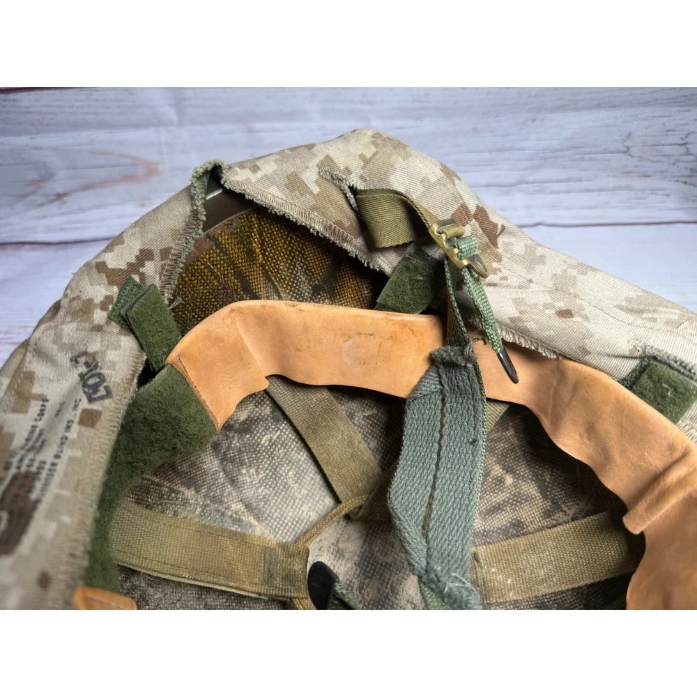 USMC M-3 MARPAT Helmet‎ W/ Cover Woodland Desert XS/S
